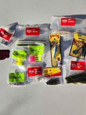 NEW Fishing Strike King Lures Bundle Supplies Homing Minnow Mr. Crappie KVD 1.5
